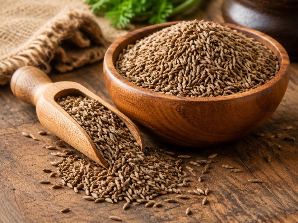 Cumin — illustrative export photography