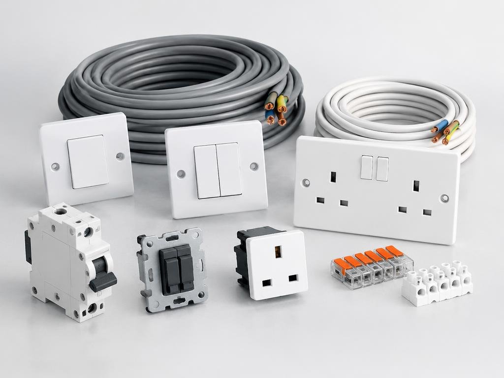 Electrical products — illustrative export photography