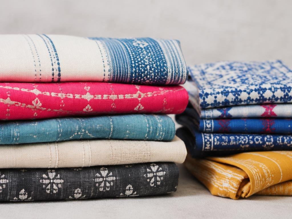 Home textiles — illustrative export photography