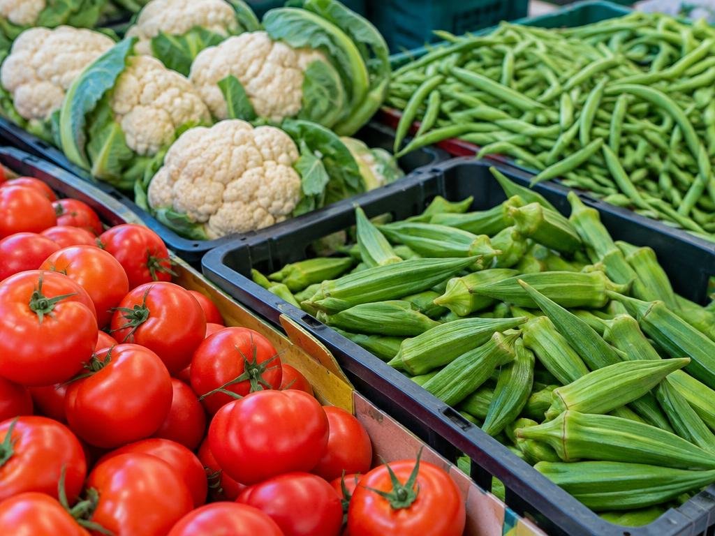 Vegetables — illustrative export photography